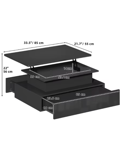 HausVersteck™ Wohnzimmer/Kaffeetisch mit Geheimfach