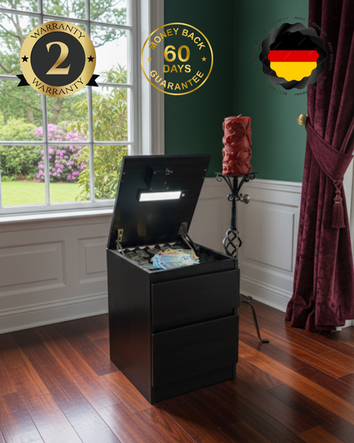 HausVersteck™ Nachttisch mit Geheimfach