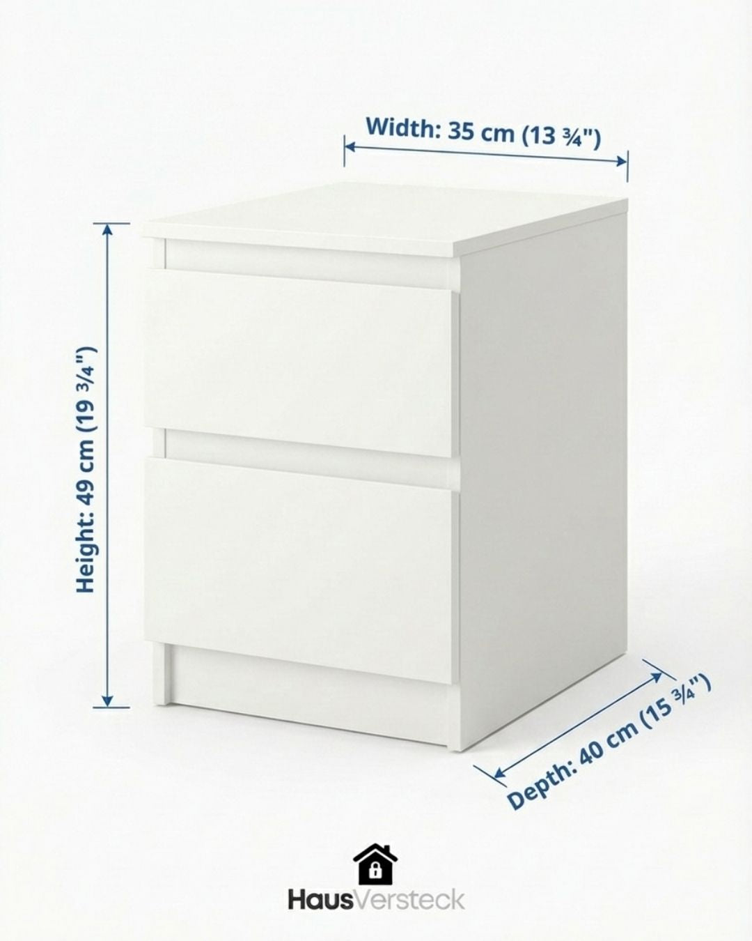 HausVersteck™ bedside table with secret compartment