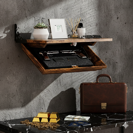 HausVersteck™ Wandregal mit Geheimfach