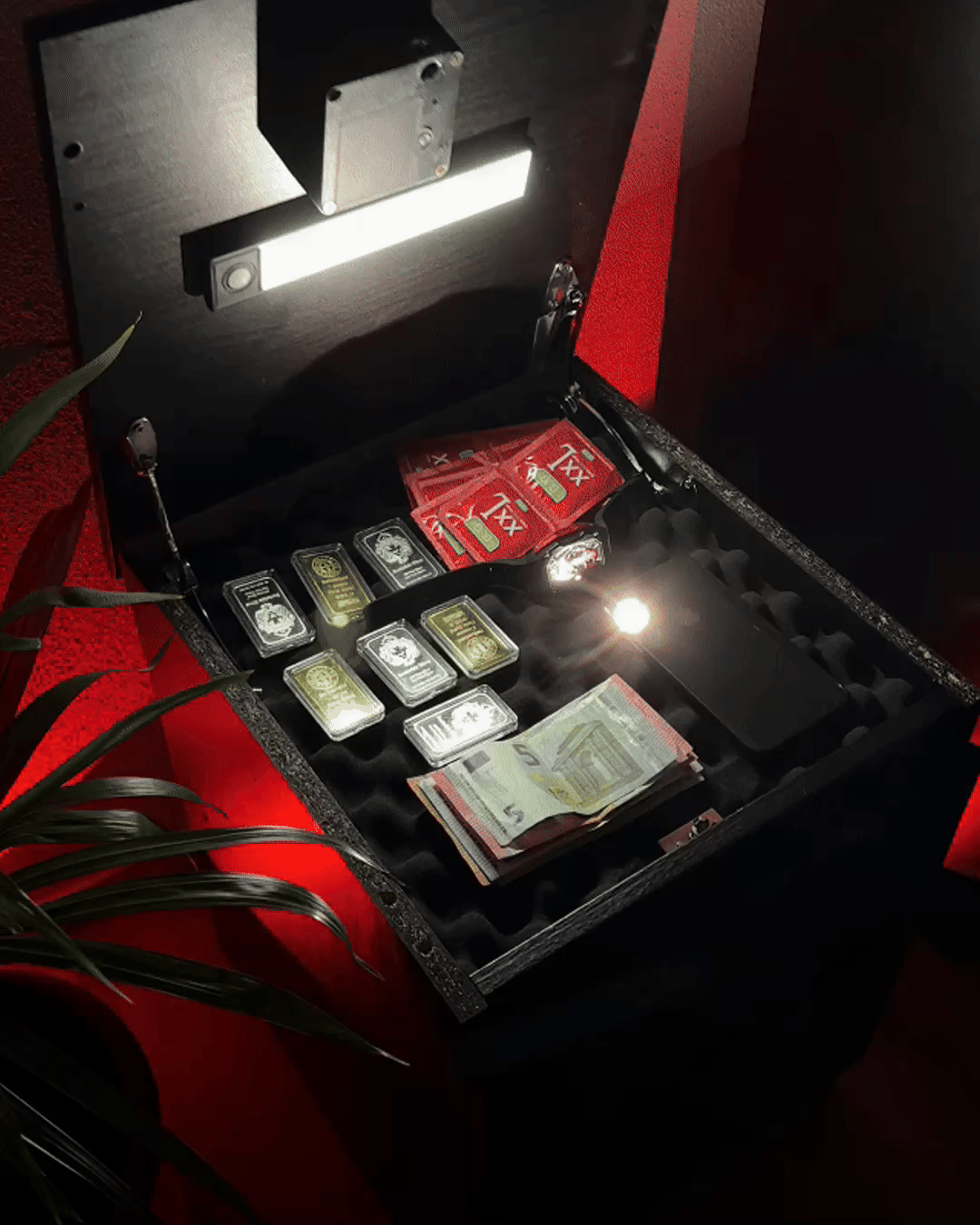 HausVersteck™ bedside table with secret compartment